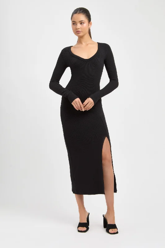 Angela Midi Dress Stylish Pleated Skirt Midi Dress