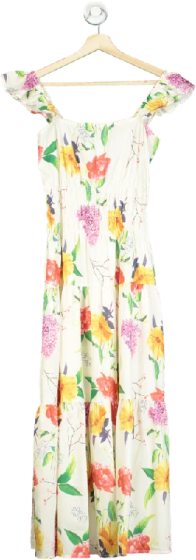 AX Paris Multicolour Floral Maxi Dress UK 8 Classic Black Maxi Dress