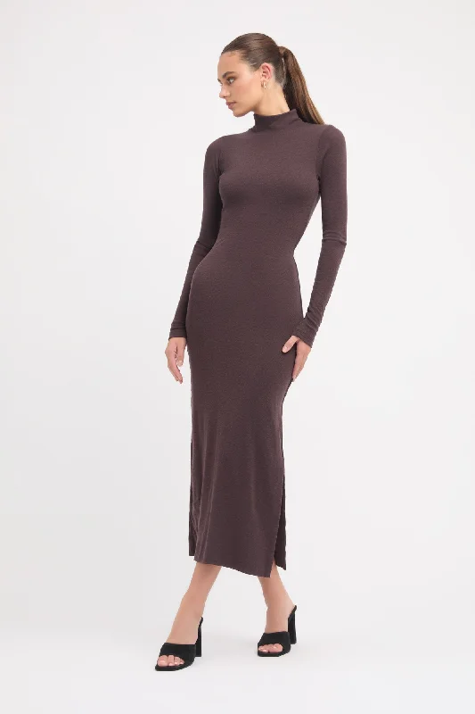 Billi Midi Dress Elegant Faux Wrap Midi Dress