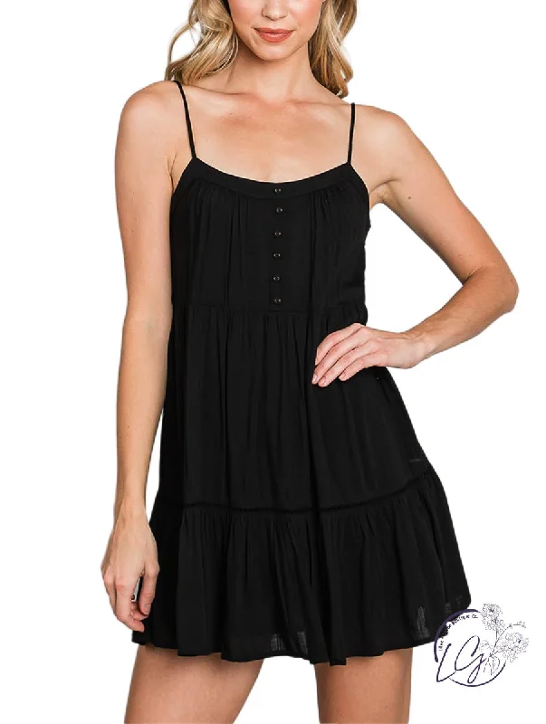 Flounce and Flow Mini Dress Comfortable Ruffle Mini Dress