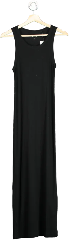 COS Black Sleeveless Maxi Dress UK S Cozy Ribbed Maxi Dress