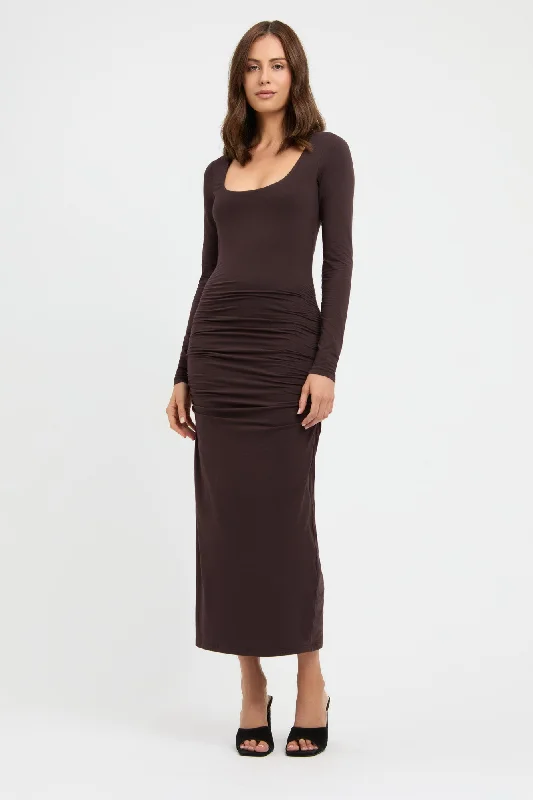 Daphne Midi Dress Stylish Wraparound Midi Dress