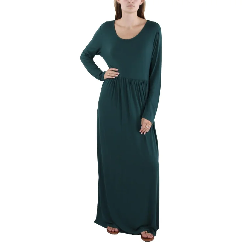 DearCase Womens Full Length Long Sleeve Maxi Dress Comfortable Long-Sleeve Maxi Dress