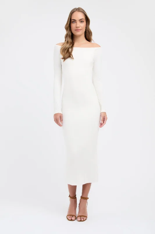 Ellie Midi Dress Stylish Striped Midi Dress