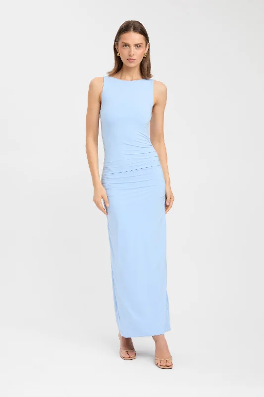 Estelle Midi Dress Chic Off-Shoulder Midi Dress