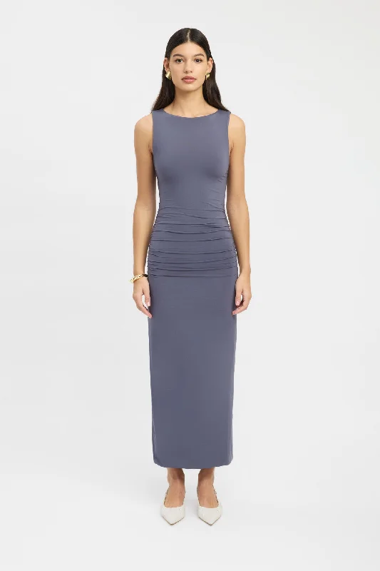 Estelle Midi Dress Trendy Flared Sleeve Midi Dress