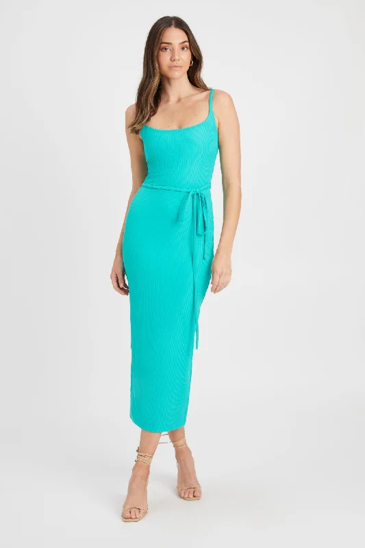 Hanson Midi Dress Stylish Cold Shoulder Midi Dress