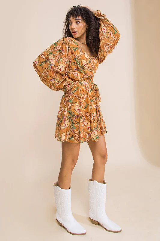 LIGHT UP YOUR LIFE WOVEN MINI DRESS Cozy Ruched Mini Dress