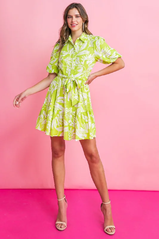 AM I DREAMING WOVEN MINI DRESS Cozy T-Shirt Mini Dress