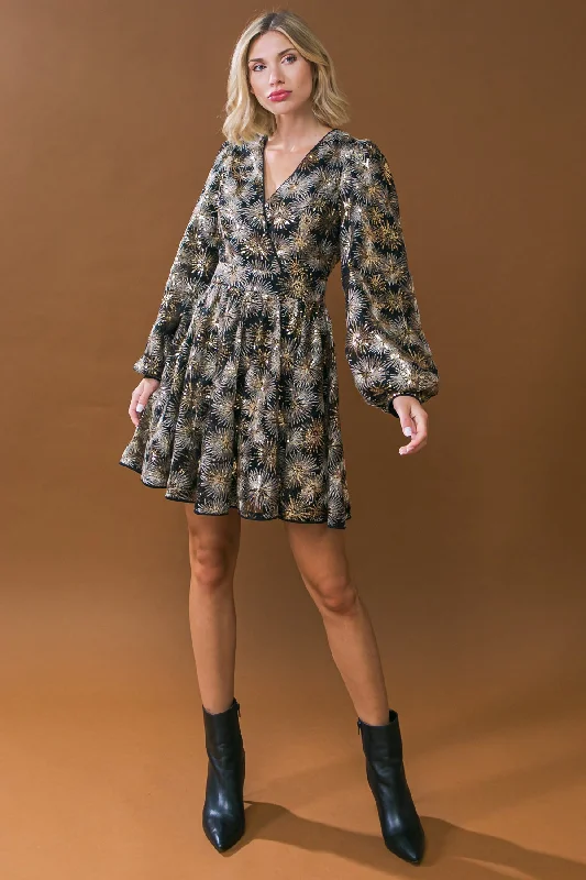 STRAIGHT TO BUSINESS SEQUIN MINI DRESS Comfortable One-Shoulder Mini Dress