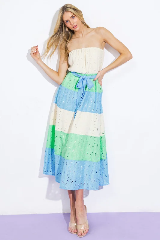 TAKE ME TO CABO WOVEN MIDI DRESS Cozy Tie-Dye Midi Dress