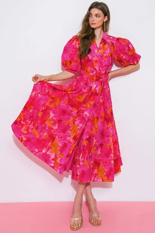 VERIFIED STUNNER ORGANZA MIDI DRESS Trendy Ruched Side Midi Dress