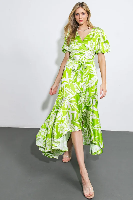 ONLY TONIGHT WOVEN MIDI DRESS Elegant Lace Trim Midi Dress