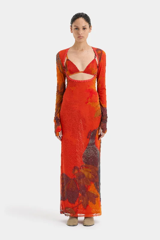 Libertine Cut Out Midi Dress Cozy Wide Strap Midi Dress