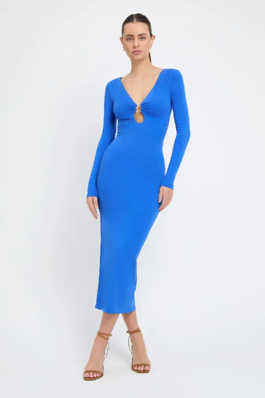 Phoebe Midi Dress Comfortable Adjustable Strap Midi Dress
