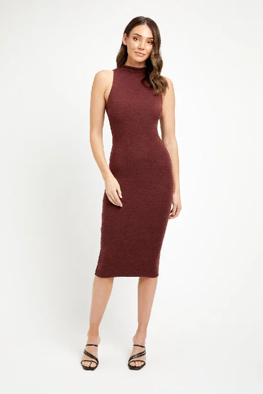 Ridley Midi Dress Stylish Halter Neck Midi Dress