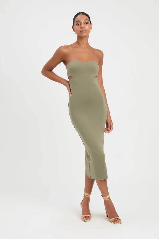 Solange Midi Dress Fashionable Pencil Midi Dress