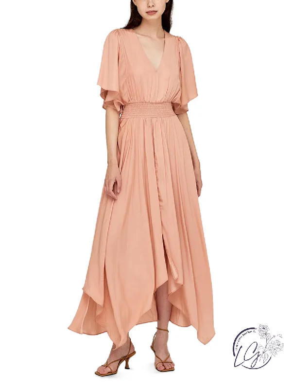 Graceful Asymmetry Maxi Dress Cozy Longline Maxi Dress
