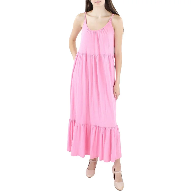 Z Supply Womens Tiered Long Maxi Dress Chic Sleeveless Maxi Dress