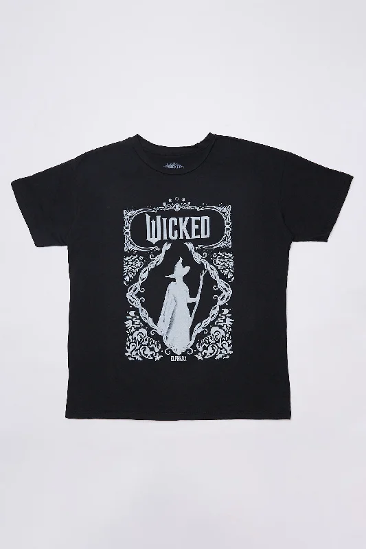 Wicked Graphic Relaxed Tee Elasticated Padded Insulated