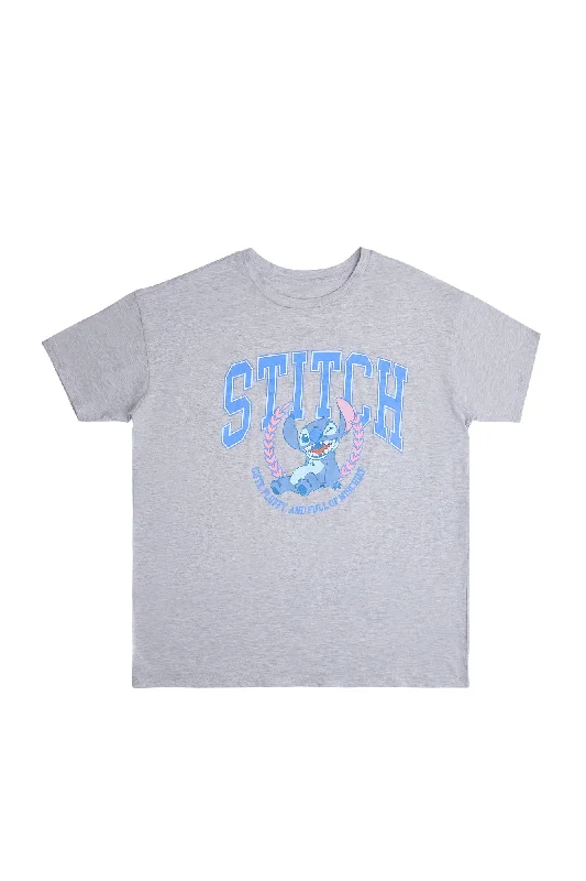Stitch Cute Graphic Classic Tee Chenille Blend Fleece Blend Nylon Blend