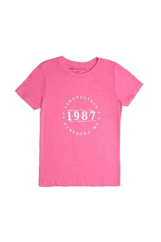 Aéropostale 1987 Graphic Classic Tee Nylon Fabric Polyester Fabric Spandex Fabric