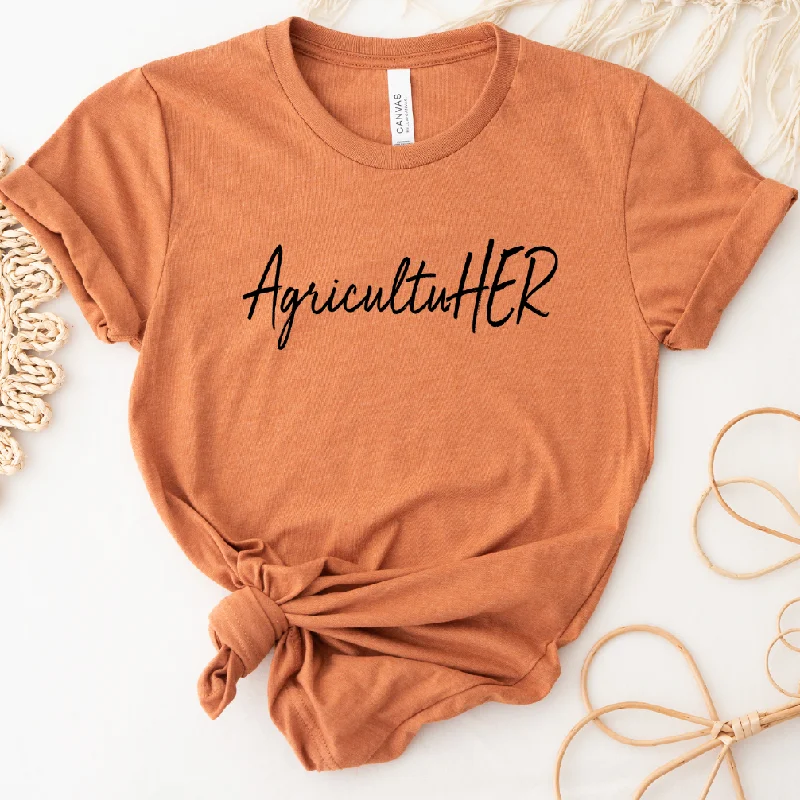 AgricultuHER T-Shirt (XS-4XL) - Multiple Colors! Zippered Buttoned Snapped