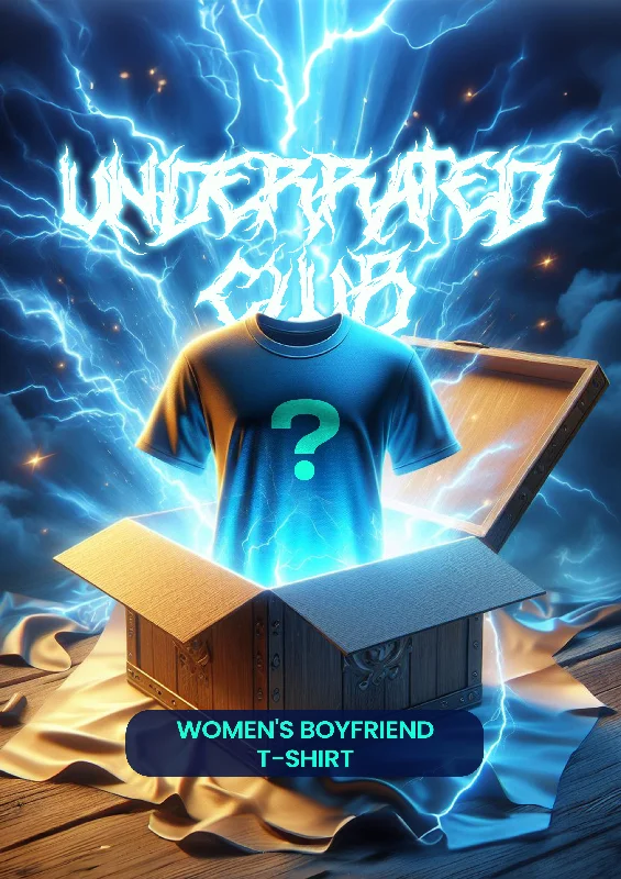 Boyfriend Fit Mystery T-Shirt For Women Chenille Brocade Lace