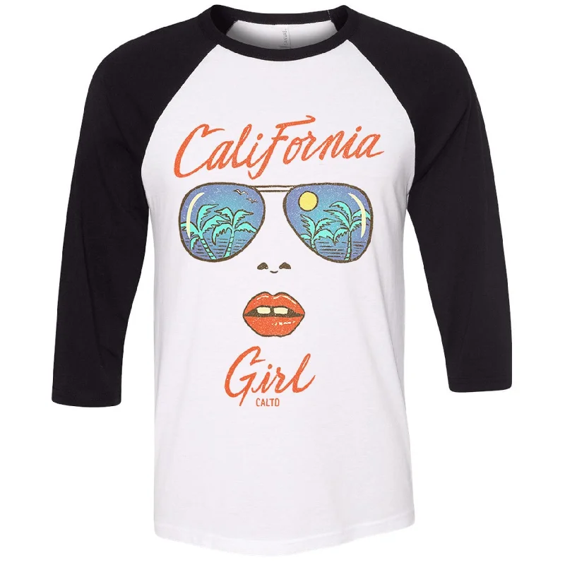 California Girl Glasses Baseball Tee Lace Blend Ribbed Blend Corduroy Blend