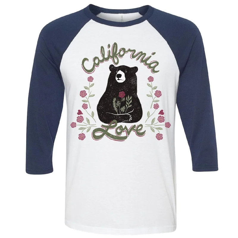 California Love Bear navy baseball tee Casual Formal Business