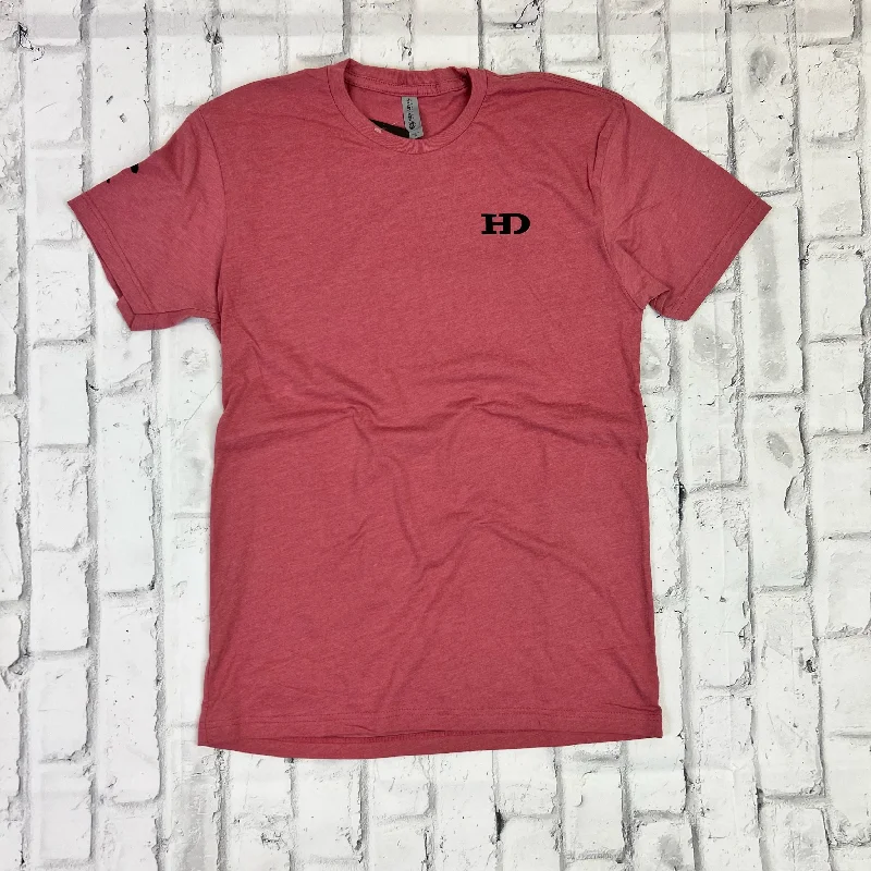 Hammer Down "Basic" Short Sleeve T-shirt - Mauve Rayon Fabric Velvet Fabric Corduroy Fabric