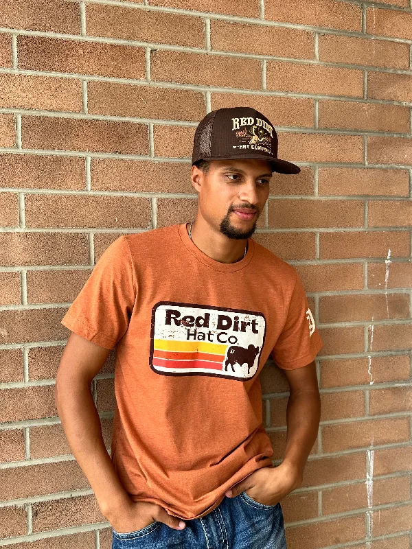 Red Dirt Hat Co. Pancho Autumn Short Sleeve Tee RDHC-T-90 Welt Pockets Slit Pockets Flap Pockets Red Dirt Hat Co. Pancho Autumn Short Sleeve Tee RDHC-T-90 Welt Pockets Slit Pockets Flap Pockets