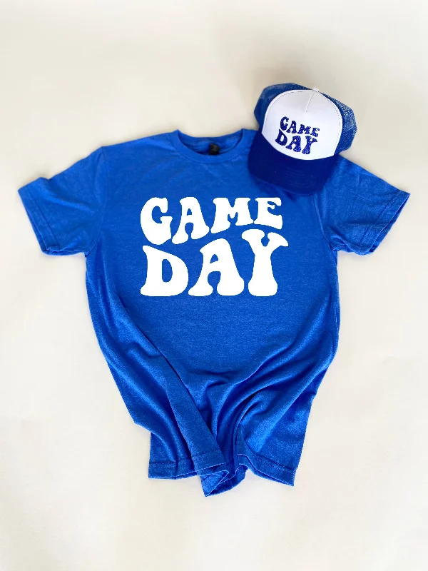 Gameday Tee Houndstooth Herringbone Solid