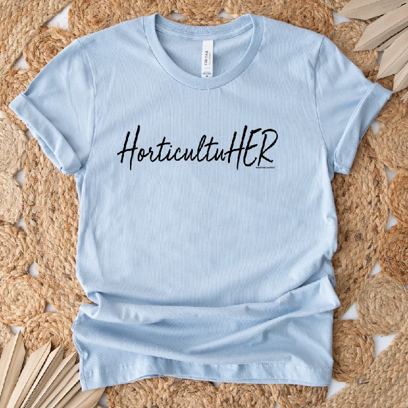 HorticultuHER T-Shirt (XS-4XL) - Multiple Colors! Polka Dot Checkered Tartan