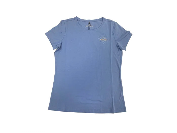 HV Polo Classic T-shirt - Blue Terry Blend Velvet Blend Canvas Blend