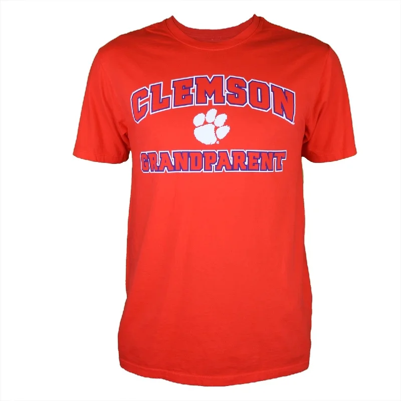 Clemson Grandparent Tee Ribbed T-Shirt High Neck Heavyweight