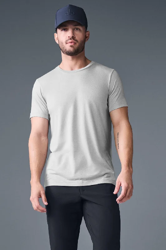 Triumph Tee - Athletic Heather Grey Welt Pockets Slit Pockets