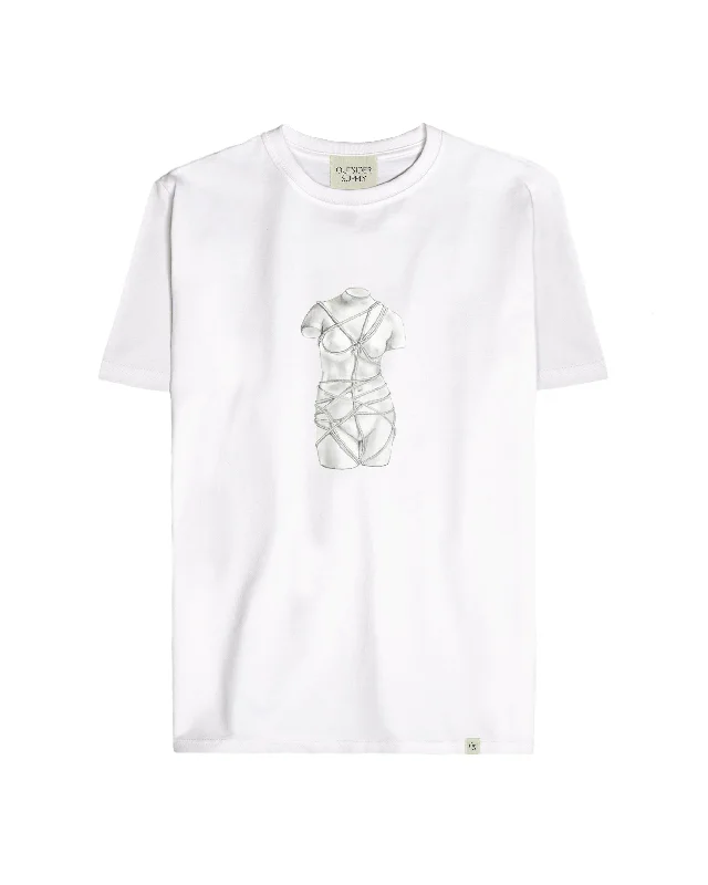 A Drawing of Man Ray's Venus Heavyweight Tee Elegant Classic Vintage