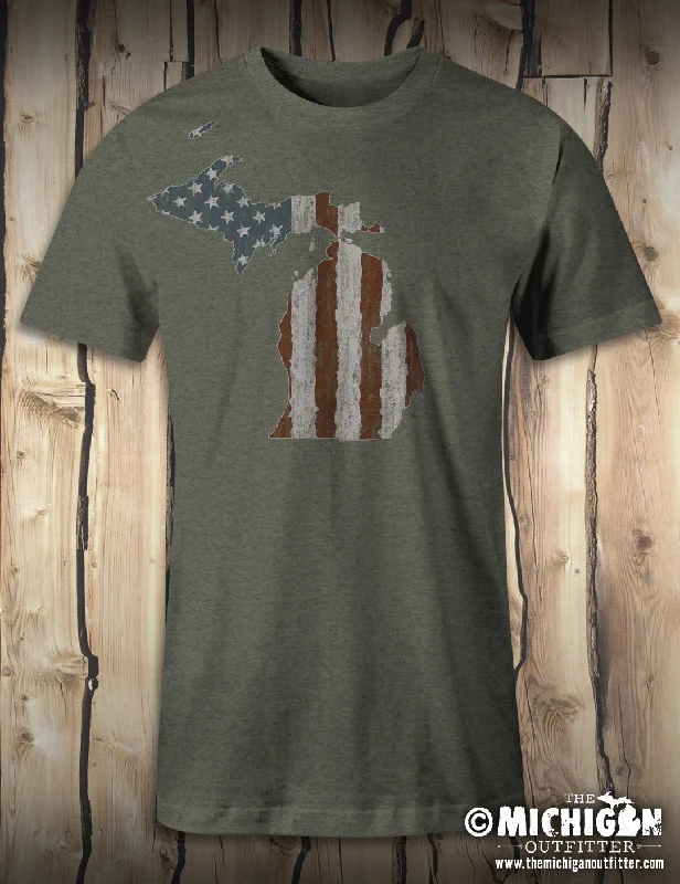 Old Glory T-Shirt Sequined Glittery Shiny