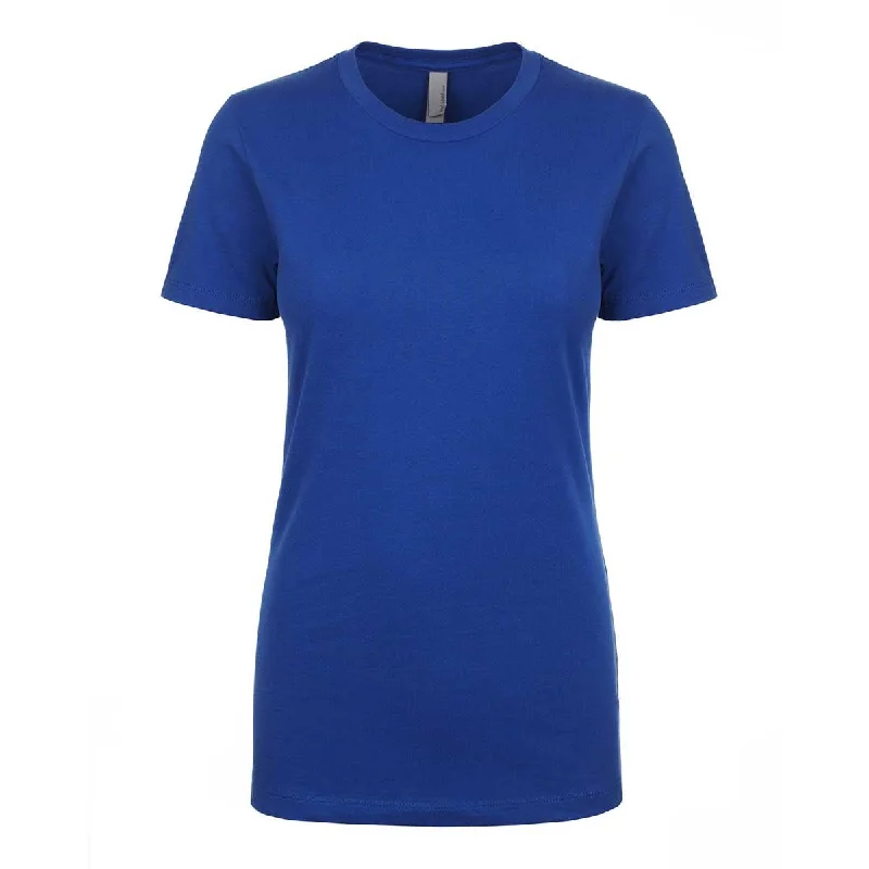 Next Level Women's Royal Ideal Short-Sleeve Crew Tee Boxy Fit Fitted Loose