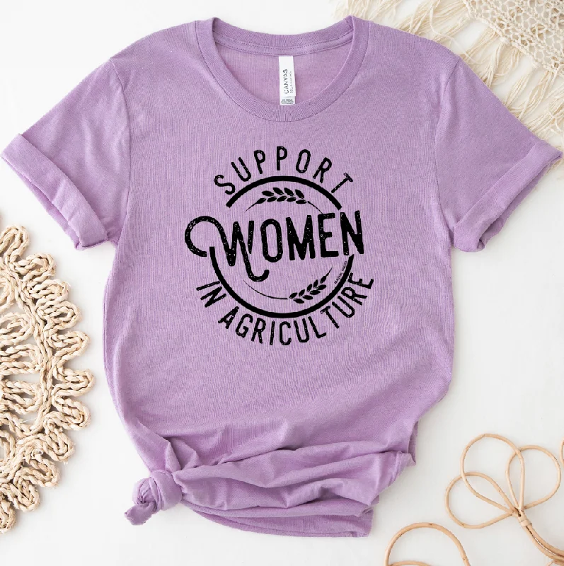 Support Women in Agriculture T-Shirt (XS-4XL) - Multiple Colors! Nylon Fabric Polyester Fabric Spandex Fabric Support Women in Agriculture T-Shirt (XS-4XL) - Multiple Colors! Nylon Fabric Polyester Fabric Spandex Fabric