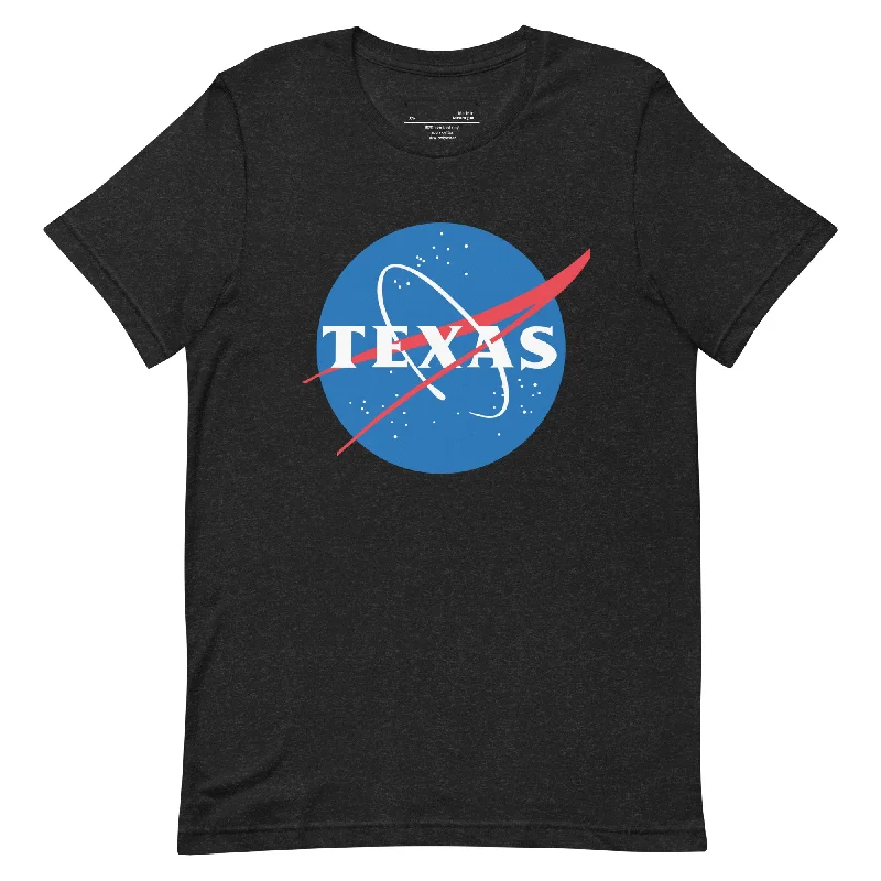 Texas Space T-shirt Print Jacquard Patchwork