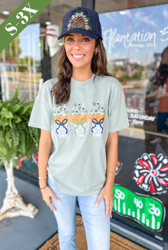 Topiary Pumpkin T-Shirt Anti-Shrink Durable Soft