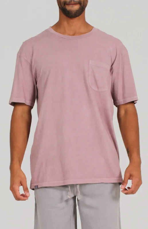 Unisex Pigment Dye Tee | Zinc Hooded Caped Shawl Collar