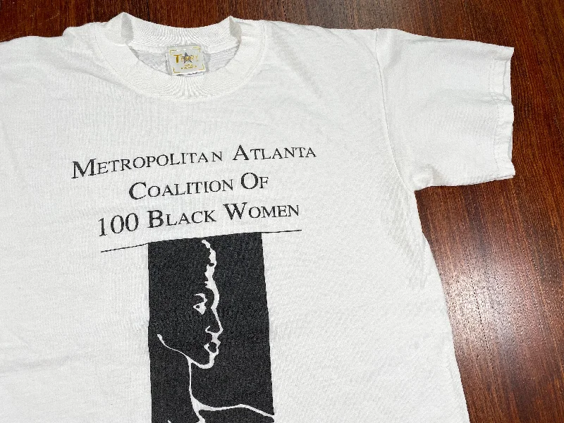 Vintage 2000 Metropolitan Atlanta Coalition of 100 Black Women Annual Retreat T-Shirt Front Pockets Side Pockets Patch Pockets Vintage 2000 Metropolitan Atlanta Coalition of 100 Black Women Annual Retreat T-Shirt Front Pockets Side Pockets Patch Pockets