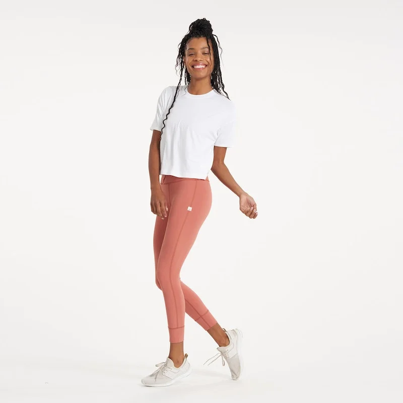 Vuori Energy Tee - White Real Fur Shearling Chenille
