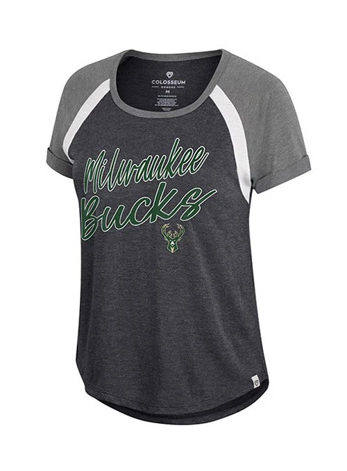 Women's Calling My Bluff Milwaukee Bucks T-Shirt Plaid T-Shirt Polka Dot Checkered