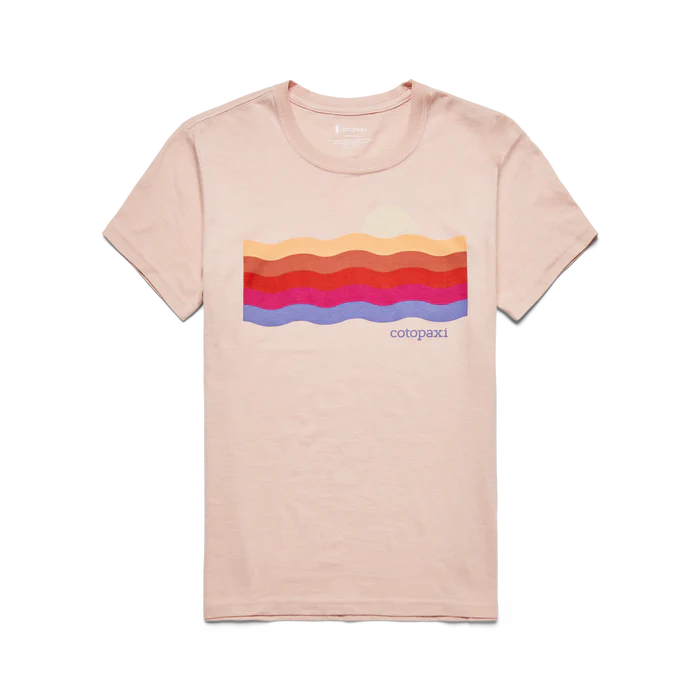 Women's Disco Wave Organic T-Shirt Mesh Fabric Canvas Fabric Denim Fabric