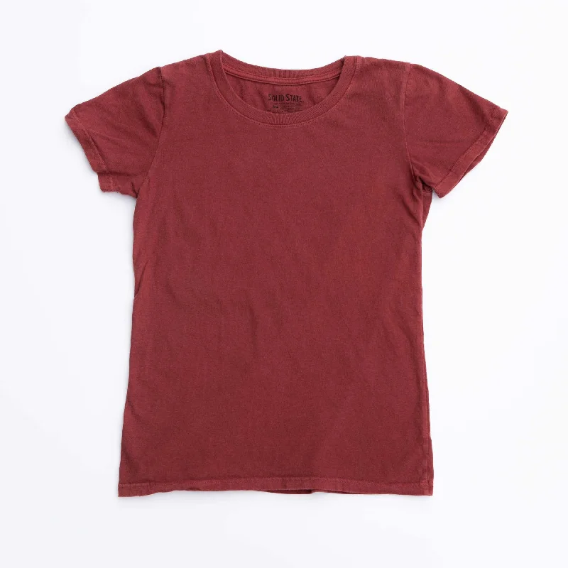 Women's Natural Dye T-Shirt - Port Chenille Brocade Lace