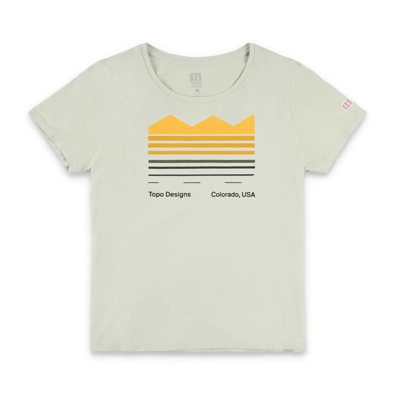Women's Strata Map Tee Boxy Fit Fitted Loose